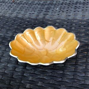 5” Oval Bowl Peony by Julia Knight